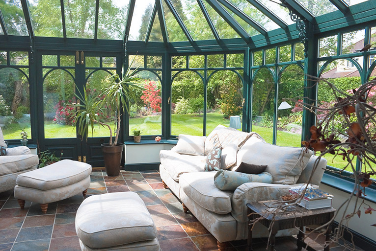 Sunny conservatory