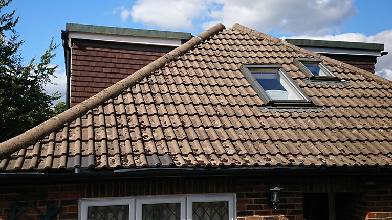 damaged roof