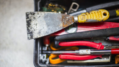 Toolbox from high angle