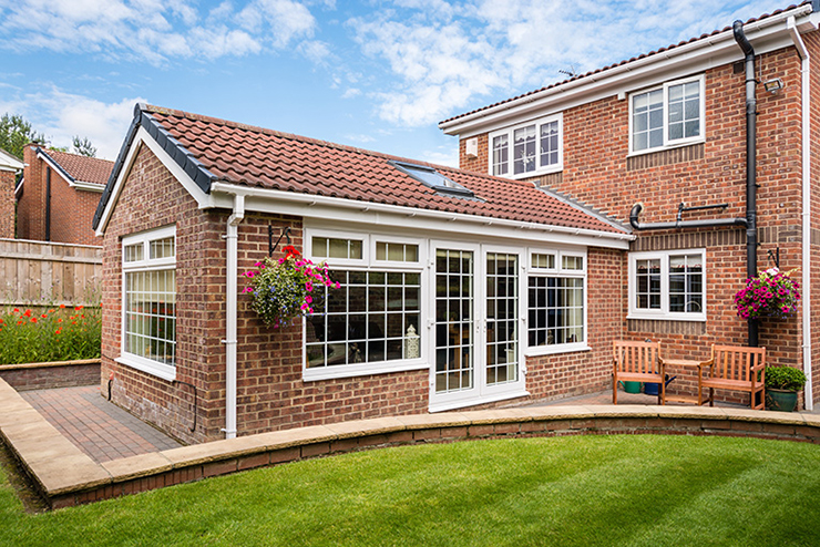 Picture of a rear extension on a home